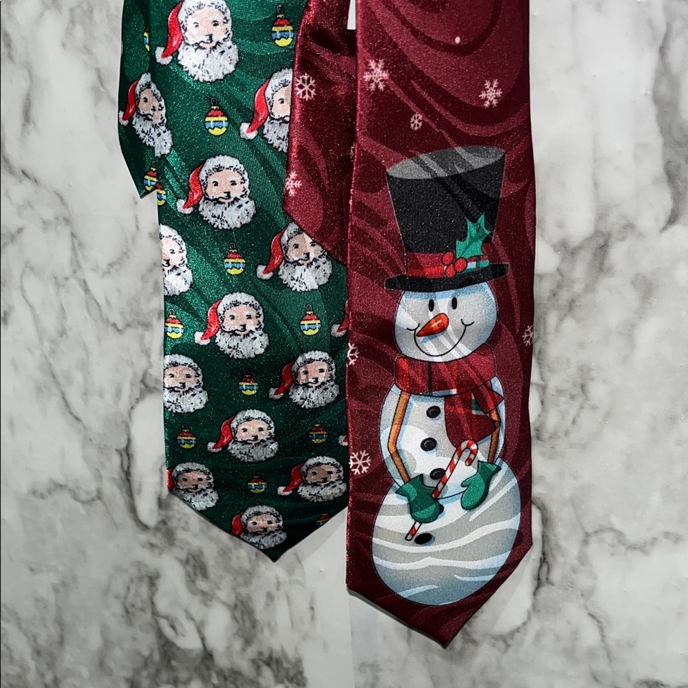 PARQUET Christmas Snowman Ties Set